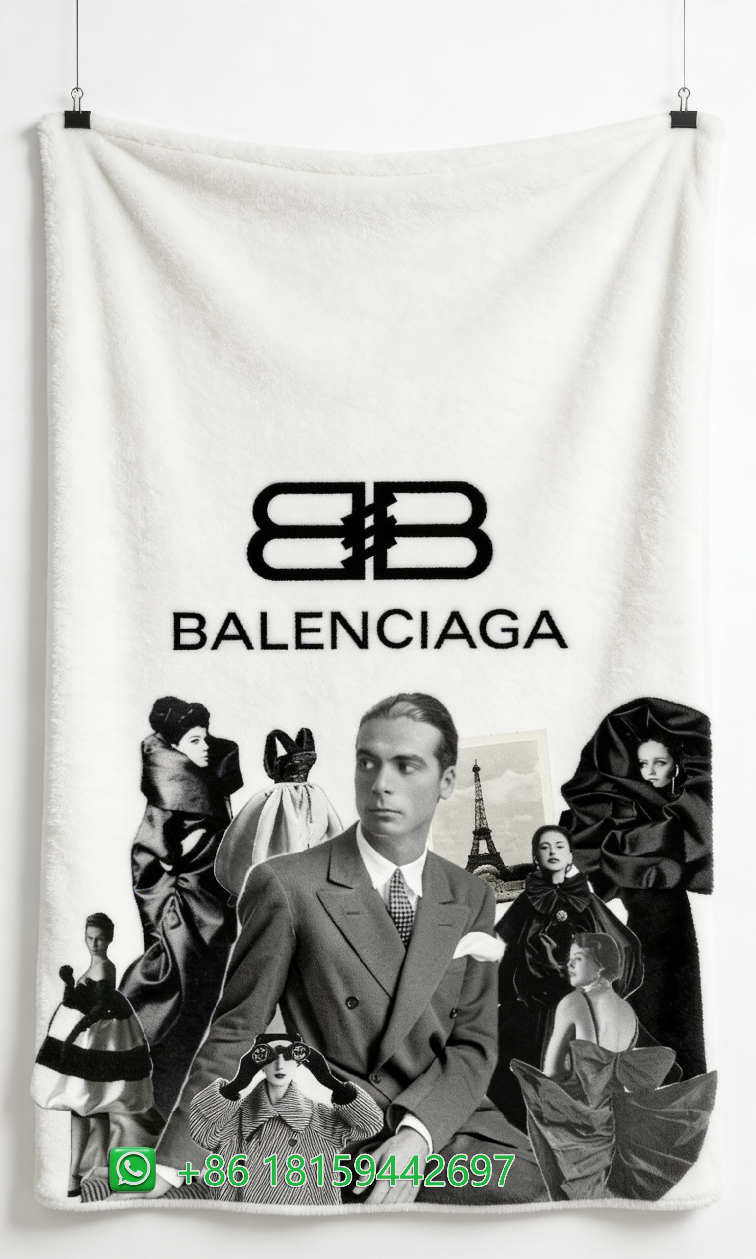 Balenciaga Throw Blankets